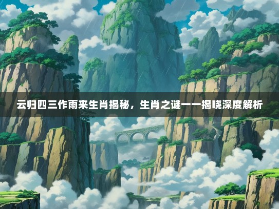 云归四三作雨来生肖揭秘，生肖之谜一一揭晓深度解析