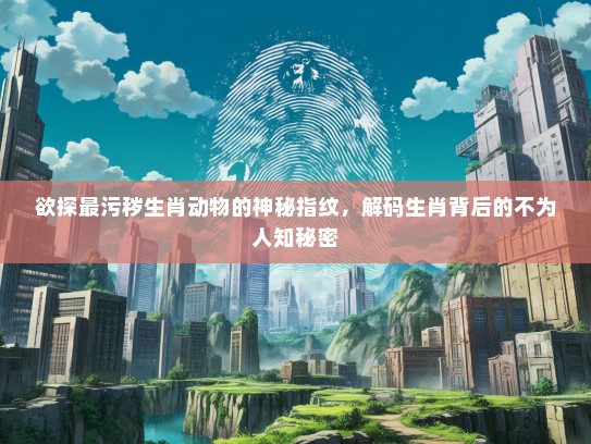 欲探最污秽生肖动物的神秘指纹,解码生肖背后的不为人知秘密 欲探最污秽生肖动物的神秘指纹,解码生肖背后的不为人知秘密