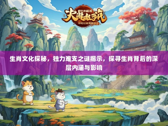 生肖文化探秘,独力难支之谜揭示,探寻生肖背后的深层内涵与影响 生肖文化探秘,独力难支之谜揭示,探寻生肖背后的深层内涵与影响