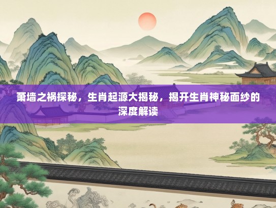 萧墙之祸探秘,生肖起源大揭秘,揭开生肖神秘面纱的深度解读 萧墙之祸探秘,生肖起源大揭秘,揭开生肖神秘面纱的深度解读
