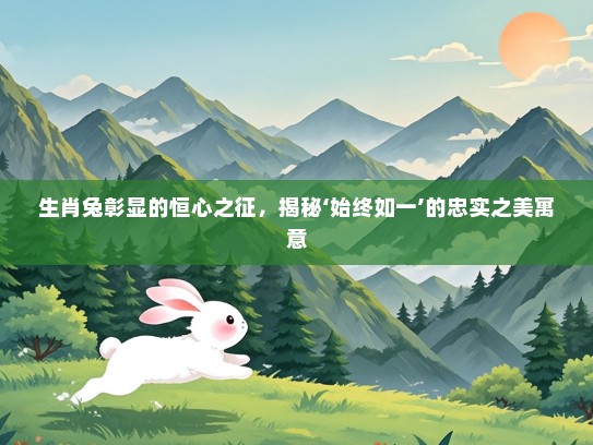 生肖兔彰显的恒心之征,揭秘‘始终如一’的忠实之美寓意 生肖兔彰显的恒心之征,揭秘‘始终如一’的忠实之美寓意