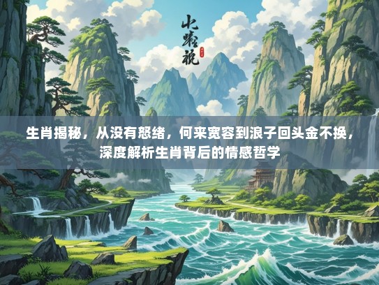 生肖揭秘,从没有怒绪,何来宽容到浪子回头金不换,深度解析生肖背后的情感哲学 生肖揭秘,从没有怒绪,何来宽容到浪子回头金不换,深度解析生肖背后的情感哲学