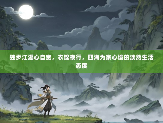 独步江湖心自宽,衣锦夜行,四海为家心境的淡然生活态度 独步江湖心自宽,衣锦夜行,四海为家心境的淡然生活态度