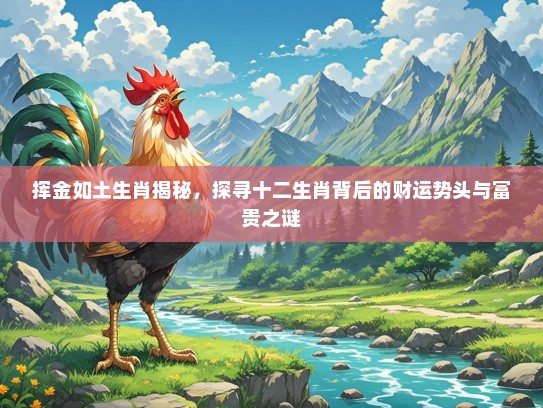 挥金如土生肖揭秘,探寻十二生肖背后的财运势头与富贵之谜 挥金如土生肖揭秘,探寻十二生肖背后的财运势头与富贵之谜