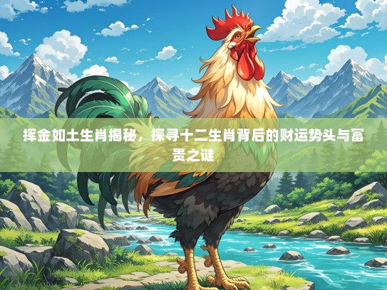 挥金如土生肖揭秘,探寻十二生肖背后的财运势头与富贵之谜 挥金如土生肖揭秘,探寻十二生肖背后的财运势头与富贵之谜