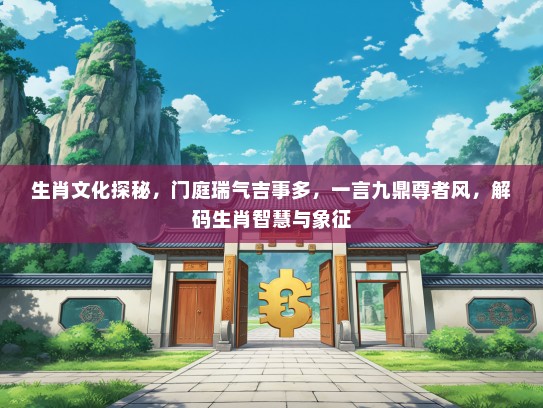 生肖文化探秘，门庭瑞气吉事多，一言九鼎尊者风，解码生肖智慧与象征