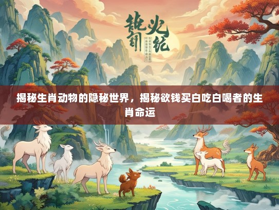 揭秘生肖动物的隐秘世界,揭秘欲钱买白吃白喝者的生肖命运 揭秘生肖动物的隐秘世界,揭秘欲钱买白吃白喝者的生肖命运