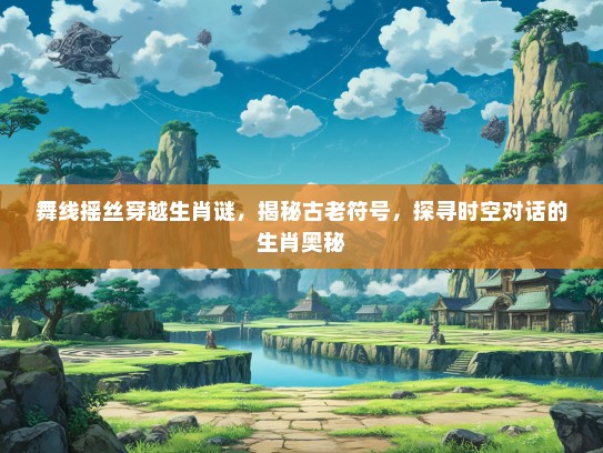 舞线摇丝穿越生肖谜，揭秘古老符号，探寻时空对话的生肖奥秘