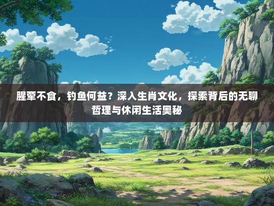 腥荤不食,钓鱼何益?深入生肖文化,探索背后的无聊哲理与休闲生活奥秘 腥荤不食,钓鱼何益?深入生肖文化,探索背后的无聊哲理与休闲生活奥秘