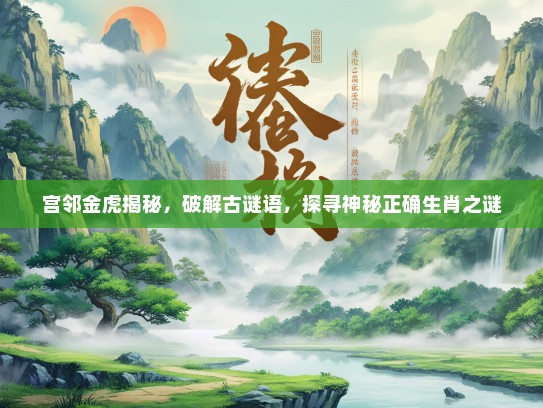 宫邻金虎揭秘,破解古谜语,探寻神秘正确生肖之谜 宫邻金虎揭秘,破解古谜语,探寻神秘正确生肖之谜