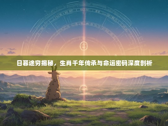 日暮途穷揭秘,生肖千年传承与命运密码深度剖析 日暮途穷揭秘,生肖千年传承与命运密码深度剖析
