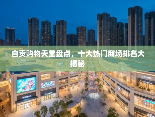 自贡购物天堂盘点，十大热门商场排名大揭秘