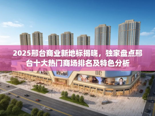 2025邢台商业新地标揭晓,独家盘点邢台十大热门商场排名及特色分析 2025邢台商业新地标揭晓,独家盘点邢台十大热门商场排名及特色分析