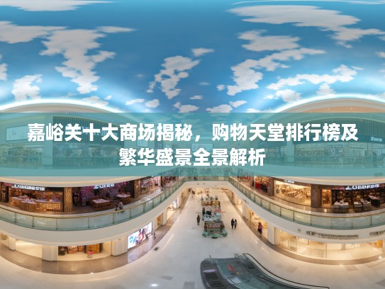 嘉峪关十大商场揭秘，购物天堂排行榜及繁华盛景全景解析