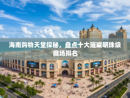 海南购物天堂探秘，盘点十大璀璨明珠级商场排名