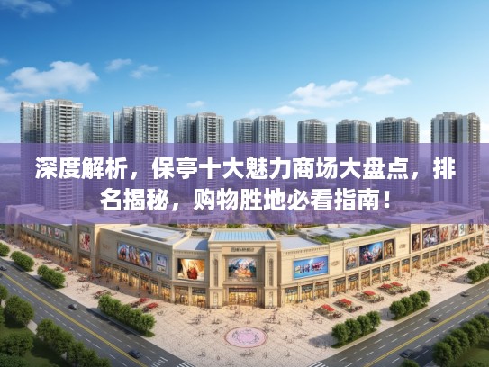 深度解析，保亭十大魅力商场大盘点，排名揭秘，购物胜地必看指南！