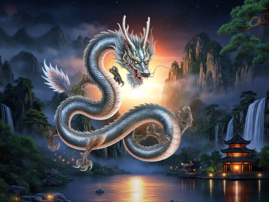 风光霁月生肖龙,龙吟凤舞的文化底蕴与生肖象征解析 风光霁月生肖龙,龙吟凤舞的文化底蕴与生肖象征解析