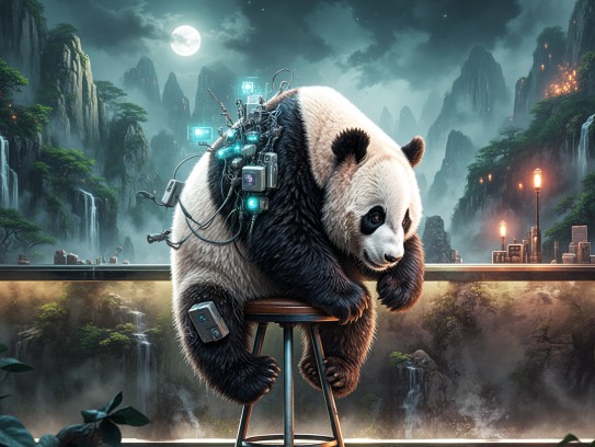 无精打采熊猫解析,生肖文化中的趣味生肖形象揭秘 无精打采熊猫解析,生肖文化中的趣味生肖形象揭秘