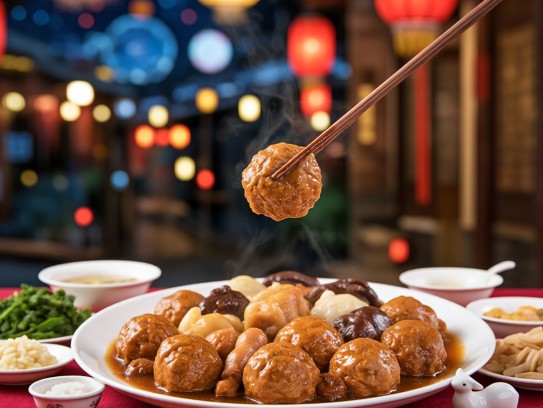 四喜丸子炖十全大补,生肖团圆夜,成语打生肖宴享团圆盛宴 四喜丸子炖十全大补,生肖团圆夜,成语打生肖宴享团圆盛宴