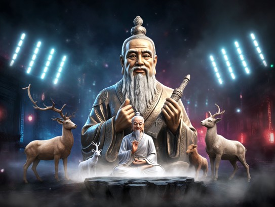 君君子三清生肖互映，探寻生肖文化中的和谐与光辉