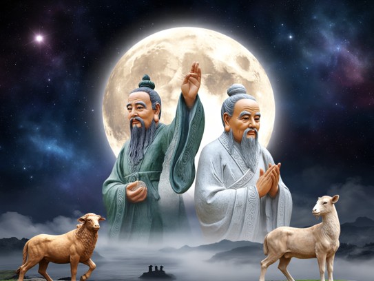 君君子三清生肖互映，探寻生肖文化中的和谐与光辉