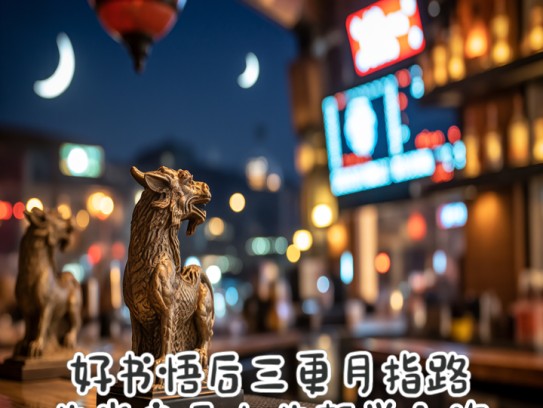 好书悟后三更月指路，生肖启示人生哲学之旅