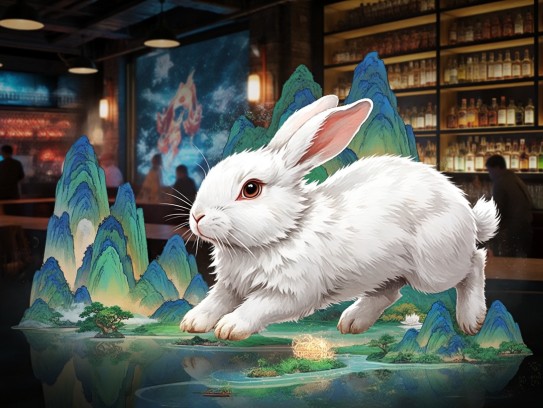 生肖兔，欢蹦乱跳的灵动代表，探寻兔子生肖的和谐寓意与文化内涵