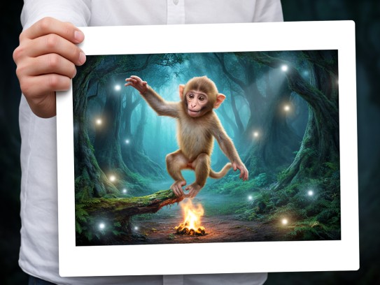 揭秘欢蹦乱跳生肖之谜，活力无限的小猴子趣味解读