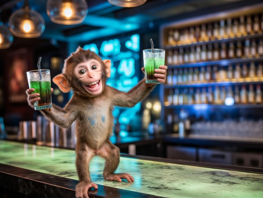 揭秘欢蹦乱跳生肖之谜，活力无限的小猴子趣味解读