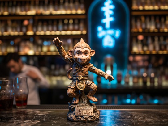 生肖猴传奇，欢蹦乱跳生肖猴，揭秘灵动生肖猴的趣味传说故事