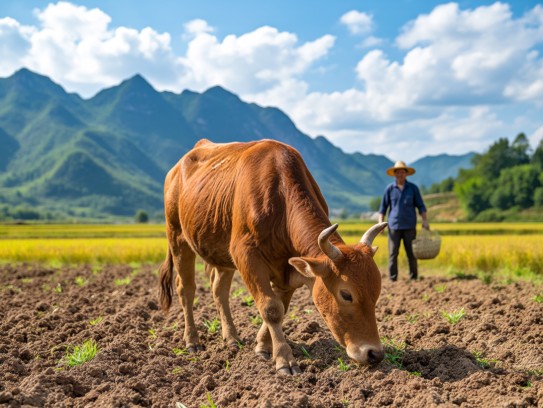 耕牛之力象征不误农时精神,揭示生肖牛的深层哲理与农事文化关联 耕牛之力象征不误农时精神,揭示生肖牛的深层哲理与农事文化关联