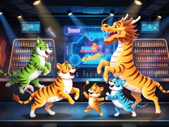 生肖欢乐竞技大会，龙腾虎跃，欢蹦乱跳生肖生肖间的趣味竞技对决