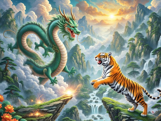 生肖活力之星，龙腾虎跃生肖龙虎，欢蹦乱跳生肖特性盘点