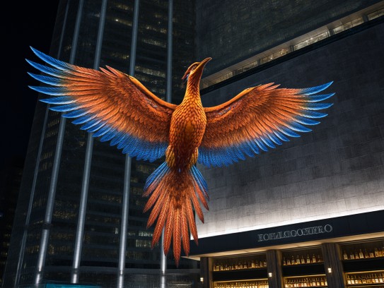 高耸入云凤凰展翅，揭秘生肖象征的独特传奇魅力