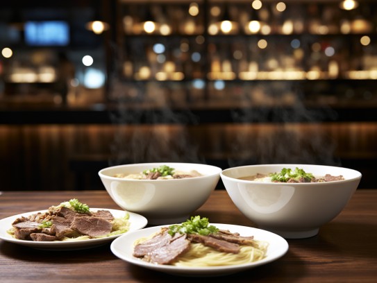 阳春面牛肉宴，两碗面一盘肉，揭秘‘打一生肖’的奇妙人生百味故事