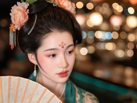 古风美图解析,新妆宜面下朱楼,揭秘翩翩佳人打一生肖的神秘生肖之美 古风美图解析,新妆宜面下朱楼,揭秘翩翩佳人打一生肖的神秘生肖之美