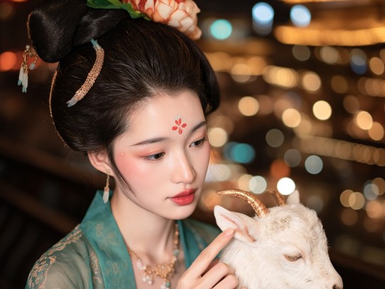 古风美图解析,新妆宜面下朱楼,揭秘翩翩佳人打一生肖的神秘生肖之美 古风美图解析,新妆宜面下朱楼,揭秘翩翩佳人打一生肖的神秘生肖之美