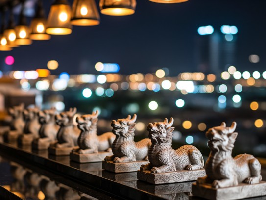 万家灯火象征生肖之光,映照十二生肖情深缘起 万家灯火象征生肖之光,映照十二生肖情深缘起