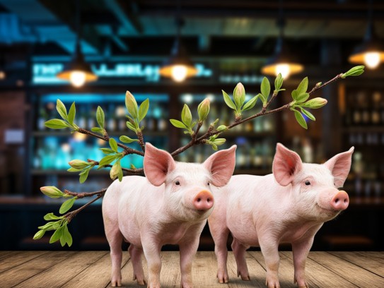 生肖猪之春,含苞欲放生机动感,春风送暖生肖猪新活力绽放 生肖猪之春,含苞欲放生机动感,春风送暖生肖猪新活力绽放