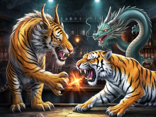 揭秘生肖传奇,老虎食相遭遇战,生肖龙虎斗背后的神秘对决故事 揭秘生肖传奇,老虎食相遭遇战,生肖龙虎斗背后的神秘对决故事