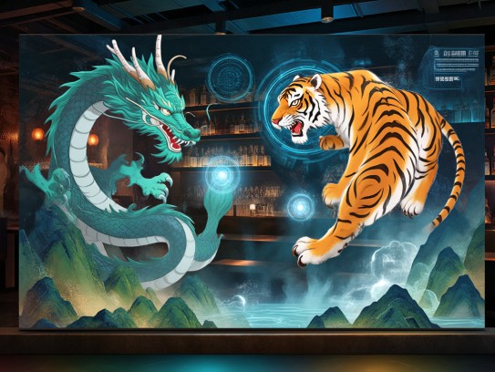 趣味解读，龙腾虎跃，揭秘没大没小生肖谜题背后的文化内涵