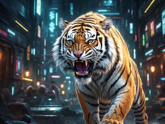 虎气逼人,气宇轩昂生肖虎在山林间啸傲,尽显王者风采与勇猛精神 虎气逼人,气宇轩昂生肖虎在山林间啸傲,尽显王者风采与勇猛精神