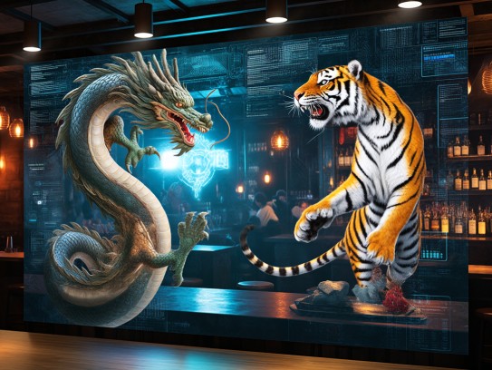 趣味解读，龙腾虎跃，揭秘没大没小生肖谜题背后的文化内涵