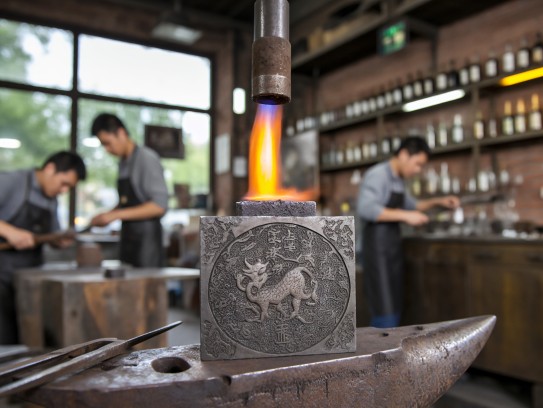 匠心独运铁匠传承，铁艺生辉中的生肖成语艺术打制技艺