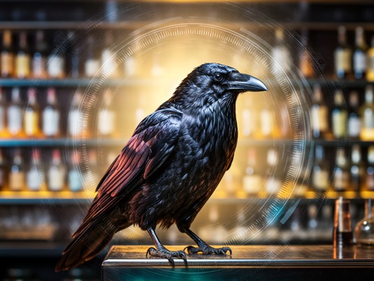 乌鸦，打一生肖之谜，揭秘鸟类文化中的智慧象征与独特寓意