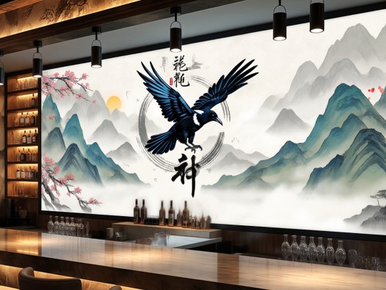 乌鸦，打一生肖之谜，揭秘鸟类文化中的智慧象征与独特寓意