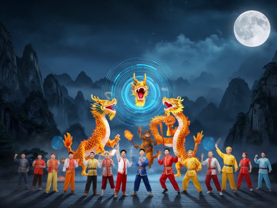 生肖文化魅力，群情激昂指解读龙虎精神，传承中华民族传统精神风貌