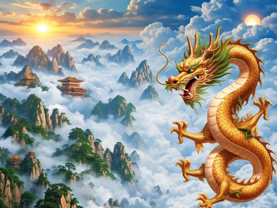 生肖龙精神象征，群情激昂龙腾四海，揭秘生肖龙的传奇魅力