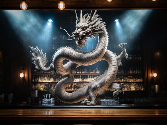 揭秘打一生肖，龙形威猛之雄伟姿态解析