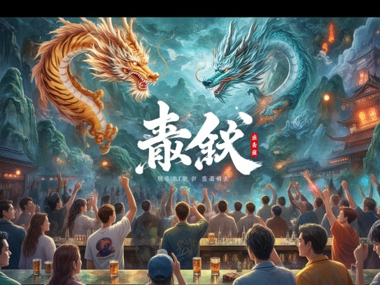 群情激昂之际，龙腾虎跃成语解读，生肖背后的激情与活力